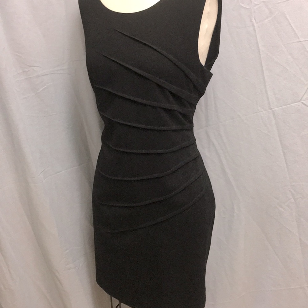 Black shift dress
